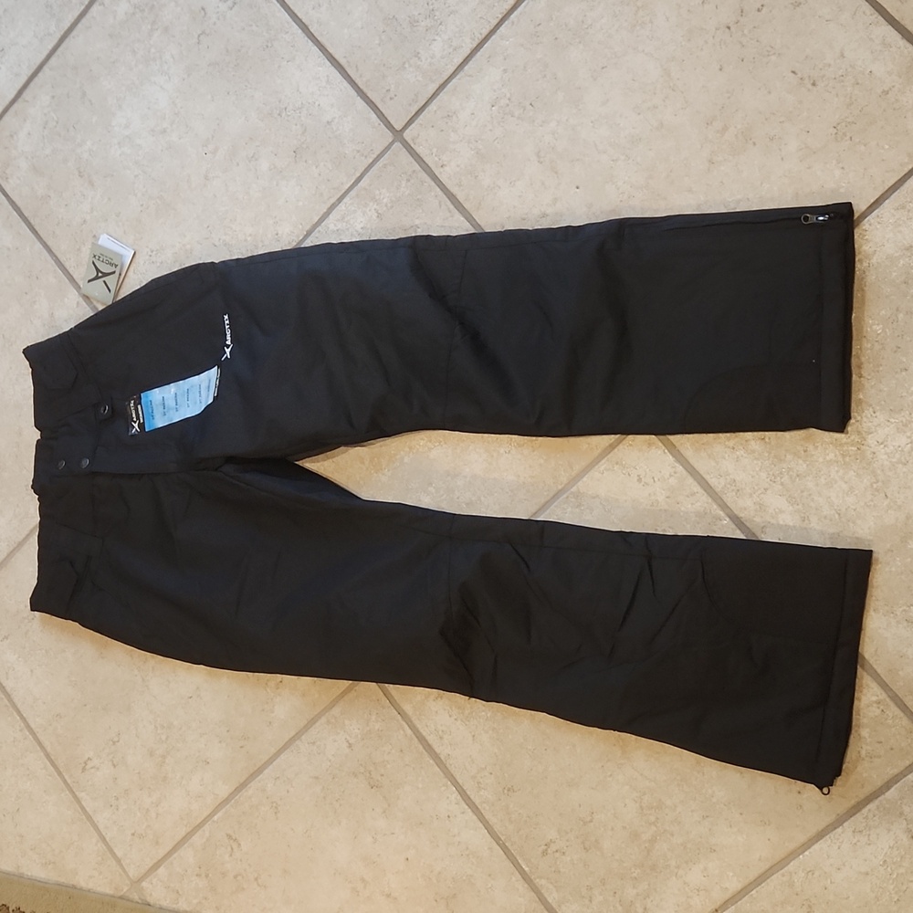 Women's Insulated Snow Pants Black - Long Inseam Sz M 8-10 NWT